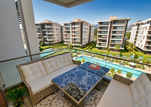 Квартира планировки 3+1 в микрорайоне Гюрсу - Анталия