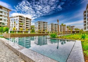 Квартира планировки 3+1 в микрорайоне Гюрсу - Анталия