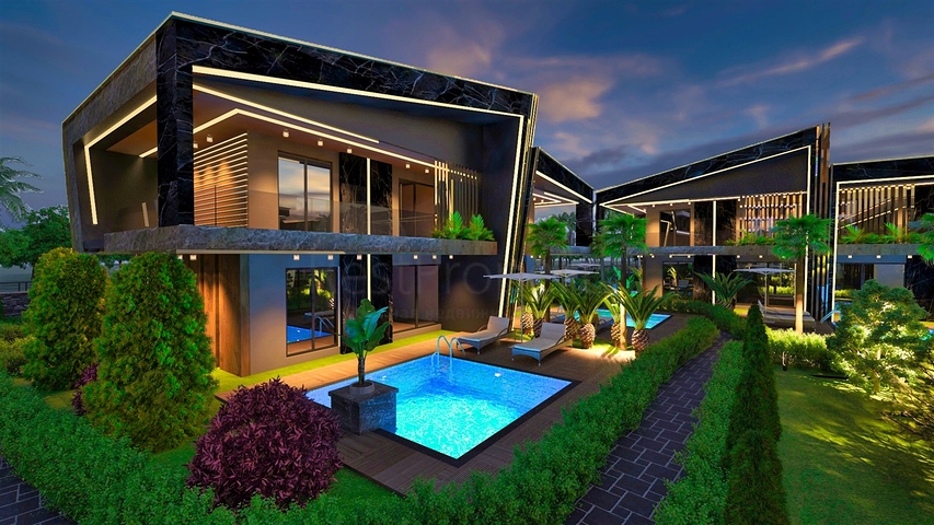 Инвестиционный проект виллы в районе Алтынташ - Анталия