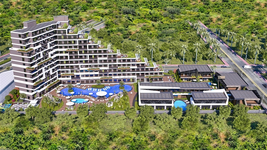 Инвестиционный проект виллы в районе Алтынташ - Анталия