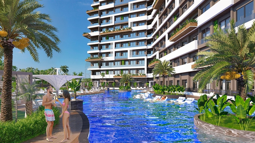 Инвестиционный проект виллы в районе Алтынташ - Анталия