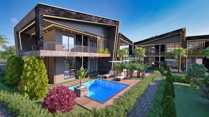 Инвестиционный проект виллы в районе Алтынташ - Анталия