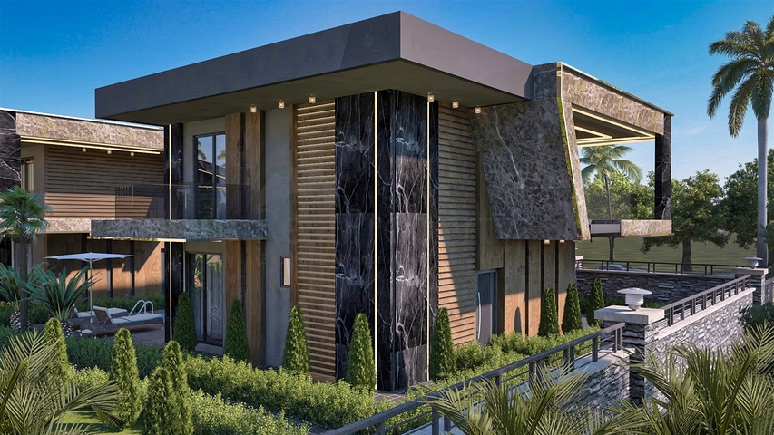 Инвестиционный проект виллы в районе Алтынташ - Анталия