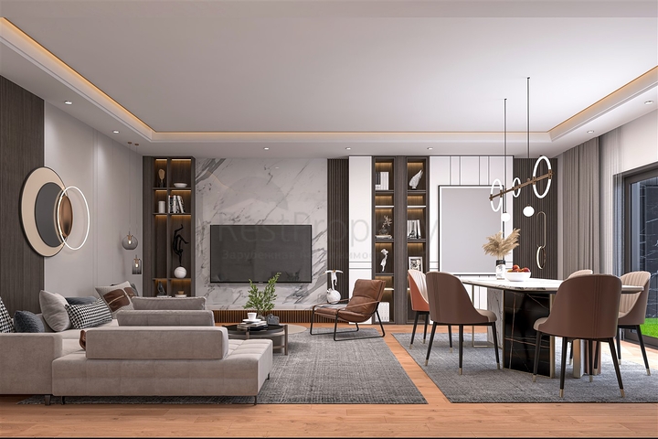 Инвестиционный проект виллы в районе Алтынташ - Анталия