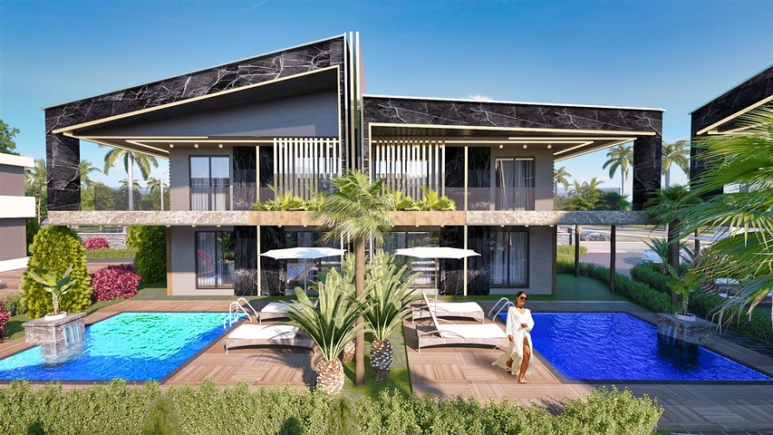 Инвестиционный проект виллы в районе Алтынташ - Анталия