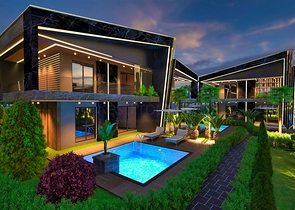 Инвестиционный проект виллы в районе Алтынташ - Анталия