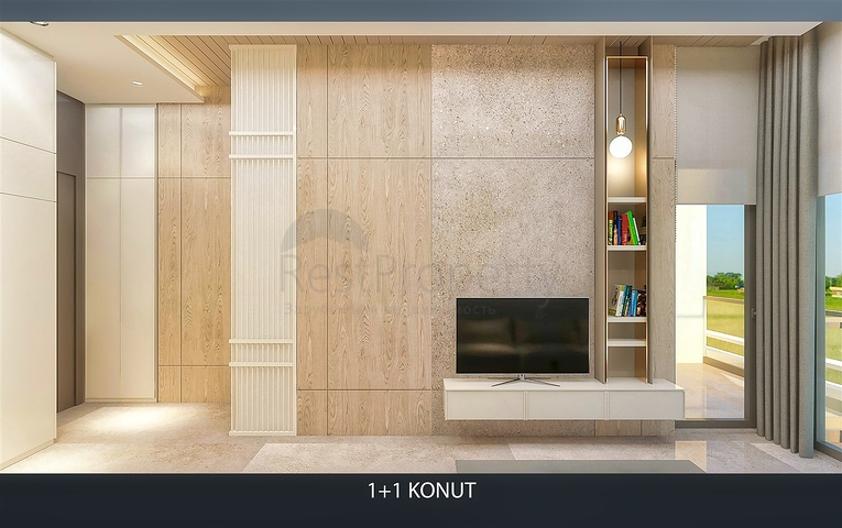 Квартира планировки 1+1 в районе Алтынташ - Анталия 