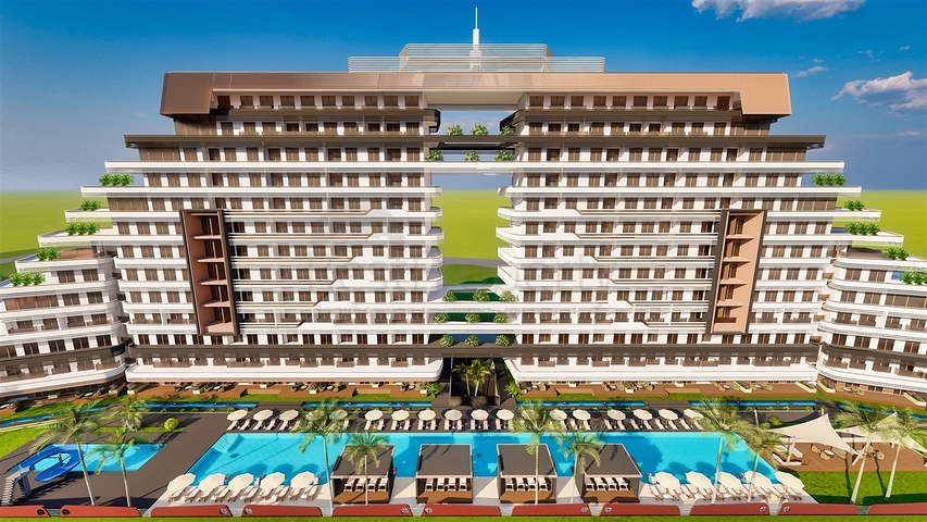 Квартира планировки 1+1 в районе Алтынташ - Анталия 