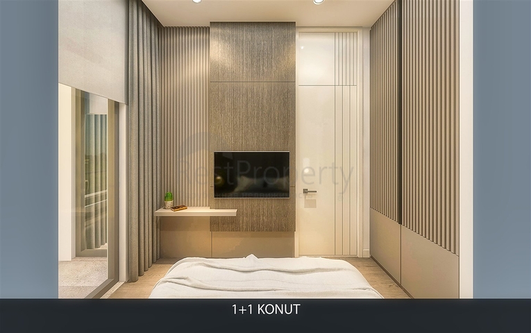 Квартира планировки 1+1 в районе Алтынташ - Анталия 