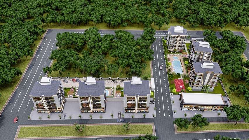 Инвестиционный проект в районе Кепез - Анталия 