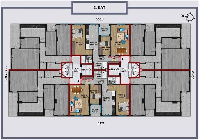 Инвестиционный проект в центре города Анталия 