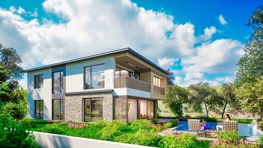 Вилла планировки 4+1 в районе Белек - Анталия 