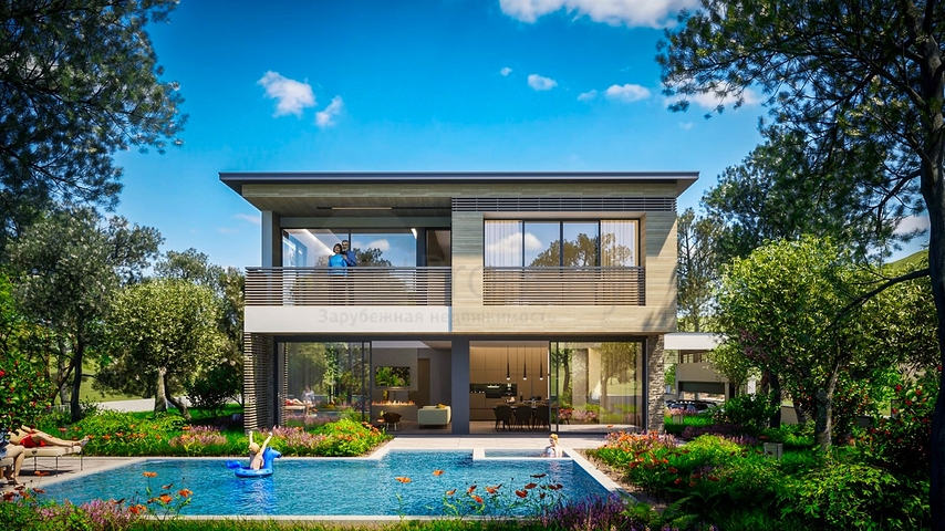 Вилла планировки 4+1 в районе Белек - Анталия 