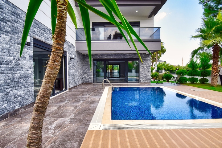 Вилла планировки 4+1 в районе Дошемеалты - Анталия 