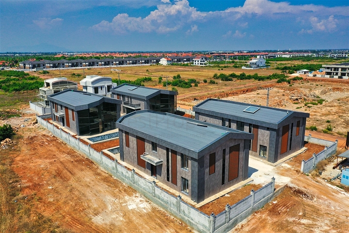 Вилла планировки 5+1 в районе Дошемеалты - Анталия 