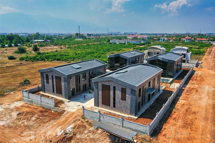 Вилла планировки 5+1 в районе Дошемеалты - Анталия 