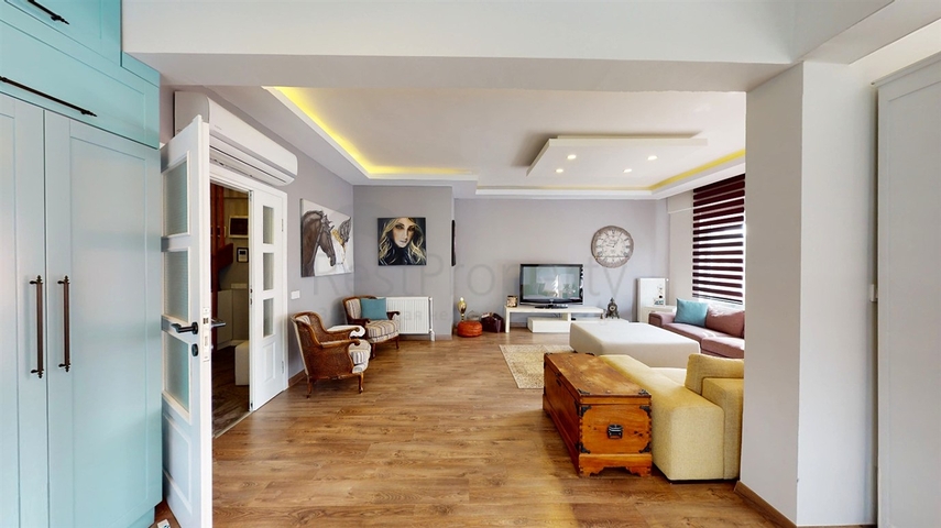 Квартира планировки 6+1 дуплекс в микрорайоне Унджалы - Анталия 