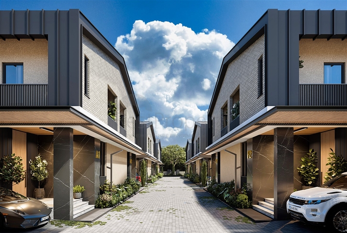 Вилла планировки 4+1 в районе Дошемеалты - Анталия