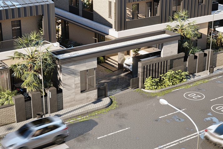 Вилла планировки 4+1 в районе Дошемеалты - Анталия