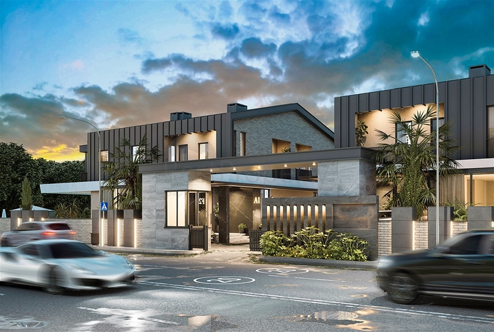 Вилла планировки 4+1 в районе Дошемеалты - Анталия