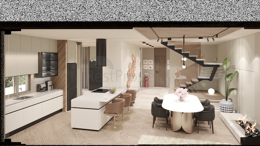 Вилла планировки 4+1 в районе Дошемеалты - Анталия