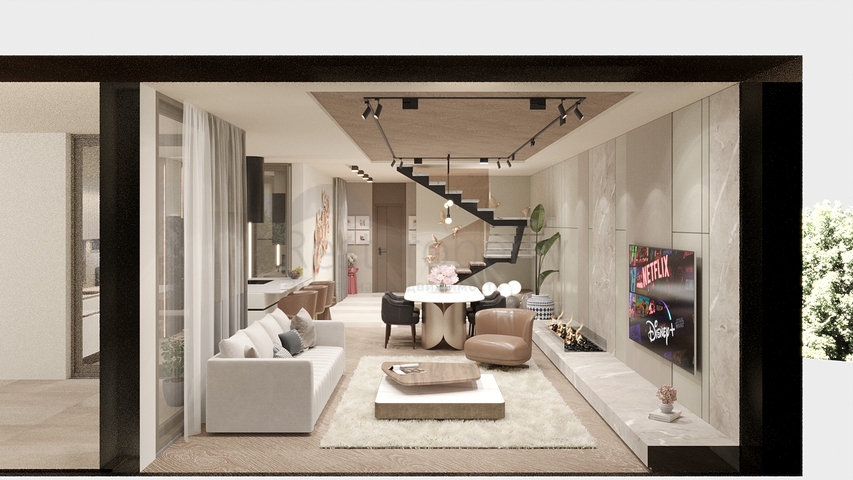 Вилла планировки 4+1 в районе Дошемеалты - Анталия