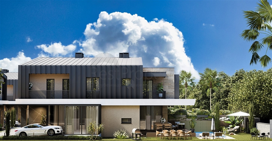 Вилла планировки 4+1 в районе Дошемеалты - Анталия