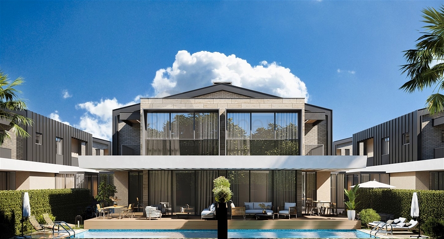 Вилла планировки 4+1 в районе Дошемеалты - Анталия