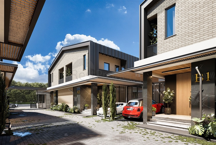 Вилла планировки 4+1 в районе Дошемеалты - Анталия