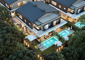 Вилла планировки 4+1 в районе Дошемеалты - Анталия