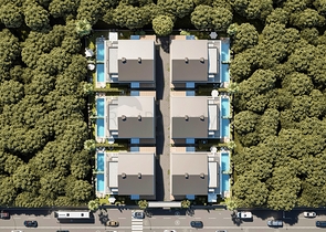 Вилла планировки 4+1 в районе Дошемеалты - Анталия