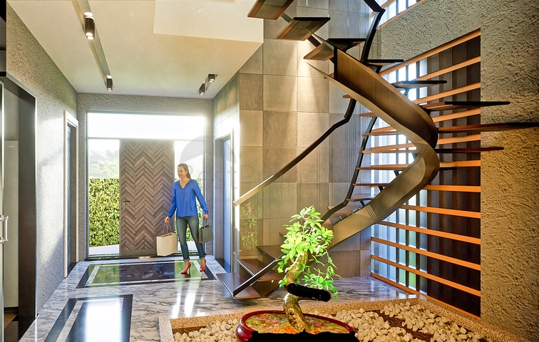 Вилла планировки 6+1 в районе Аксу- Анталия 