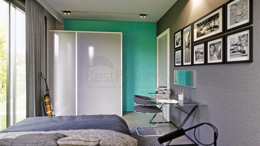 Вилла планировки 6+1 в районе Аксу- Анталия 