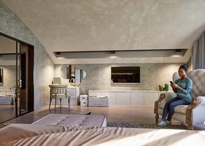 Вилла планировки 6+1 в районе Аксу- Анталия 