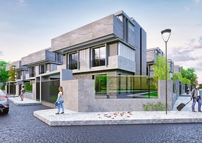 Вилла планировки 6+1 в районе Аксу- Анталия 