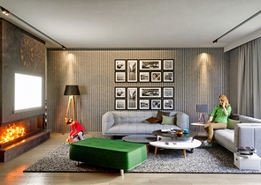 Вилла планировки 6+1 в районе Аксу- Анталия 