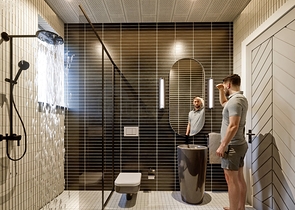 Вилла планировки 6+1 в районе Аксу- Анталия 