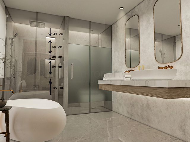 Инвестиционный проект виллы планировки 3+1 в районе Белек - Анталия 