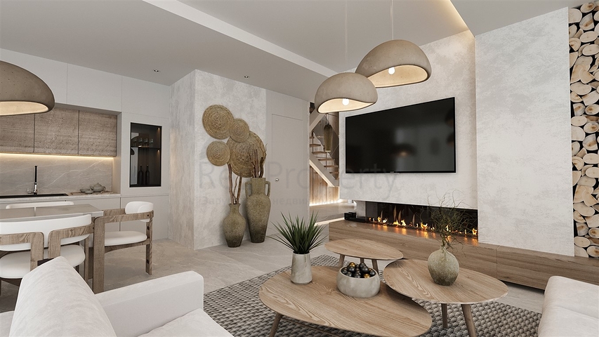 Инвестиционный проект виллы планировки 3+1 в районе Белек - Анталия 