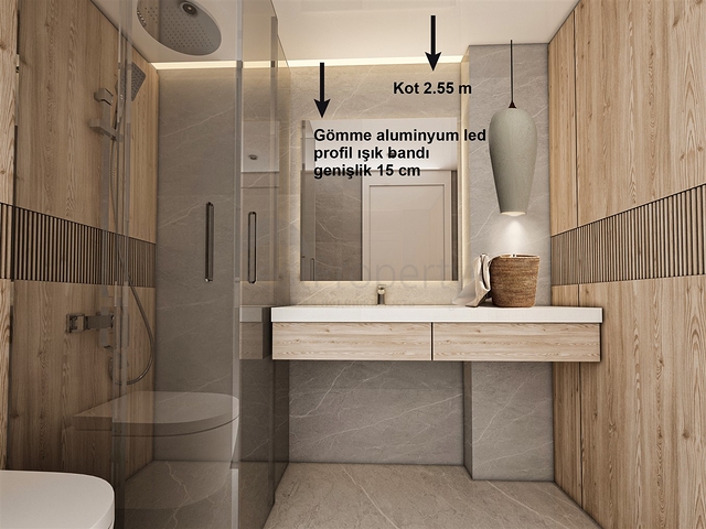 Инвестиционный проект виллы планировки 3+1 в районе Белек - Анталия 