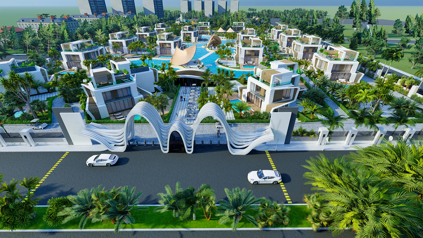 Инвестиционный проект виллы планировки 3+1 в районе Белек - Анталия 