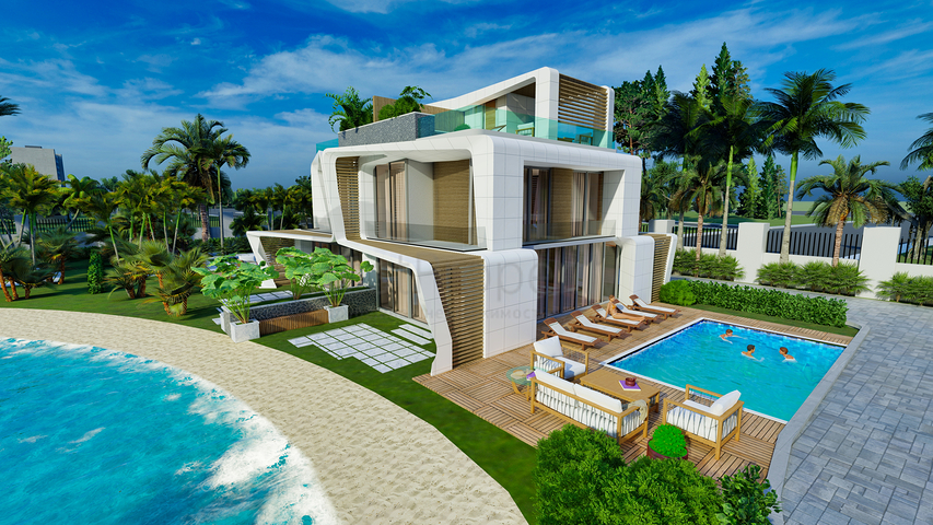 Инвестиционный проект виллы планировки 3+1 в районе Белек - Анталия 