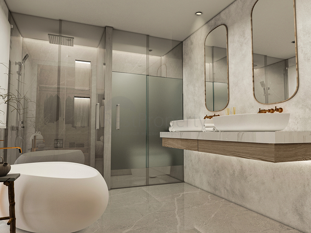 Инвестиционный проект виллы планировки 3+1 в районе Белек - Анталия 