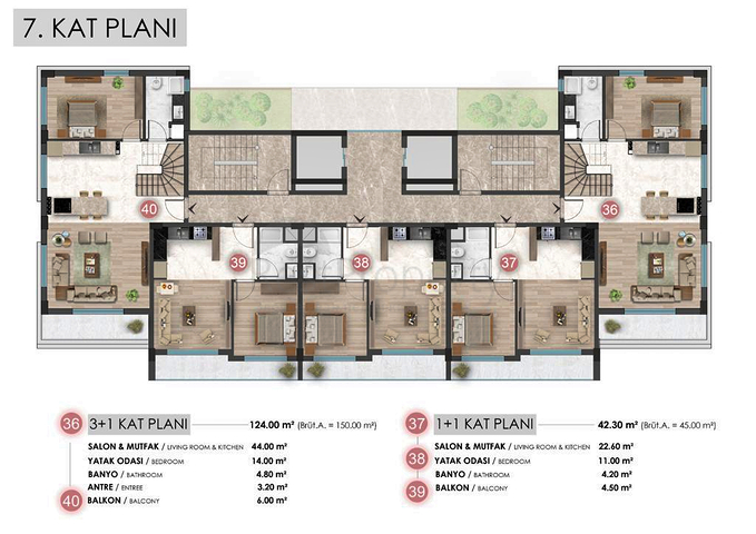 Инвестиционный проект в районе Алтынташ - Анталия 