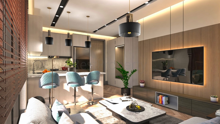 Квартира планировки 1+1 в районе Алтынташ - Анталия 