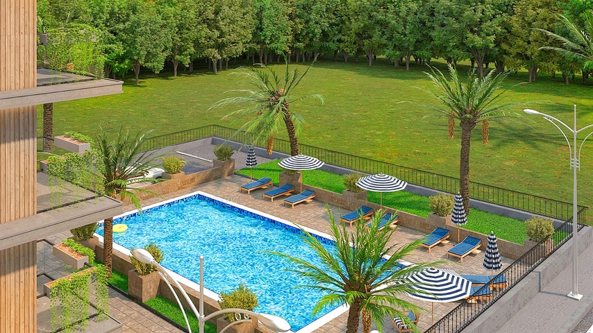 Квартира планировки 1+1 в районе Алтынташ - Анталия 