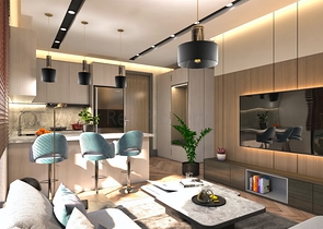 Квартира планировки 1+1 в районе Алтынташ - Анталия 