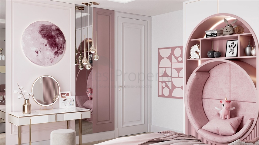 Виллы планировки 3+1 и 5+2 в микрорайоне Гюзельюрт - Анталия 