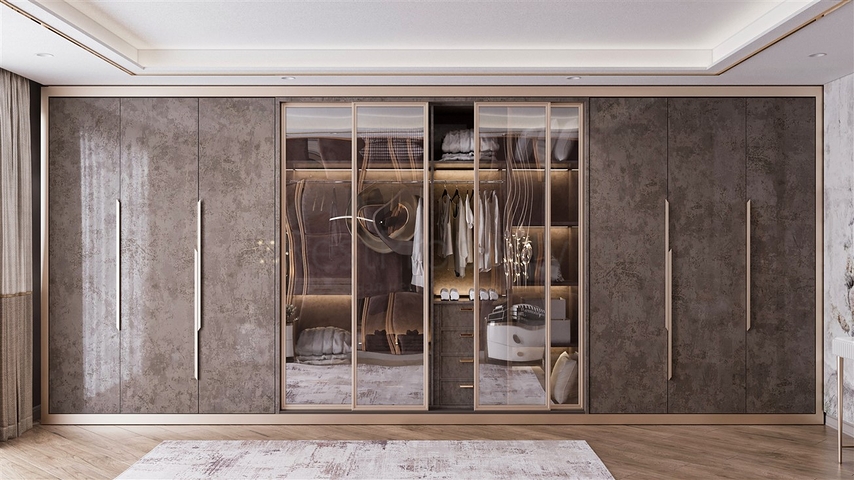 Виллы планировки 3+1 и 5+2 в микрорайоне Гюзельюрт - Анталия 