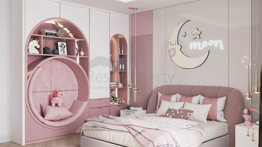 Виллы планировки 3+1 и 5+2 в микрорайоне Гюзельюрт - Анталия 